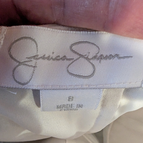 Black and White Strapless Ruched Bodycon Dress - Picture 8 of 9